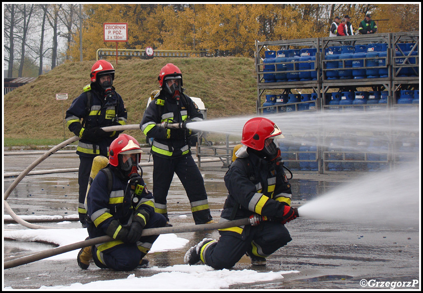 23.10.2012 - Nowy Targ, ul. SkÅ‚adowa - WojewÃ³dzkie manewry w zakÅ‚adzie GASPOL