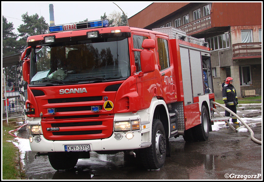 23.10.2012 - Nowy Targ, ul. SkÅ‚adowa - WojewÃ³dzkie manewry w zakÅ‚adzie GASPOL