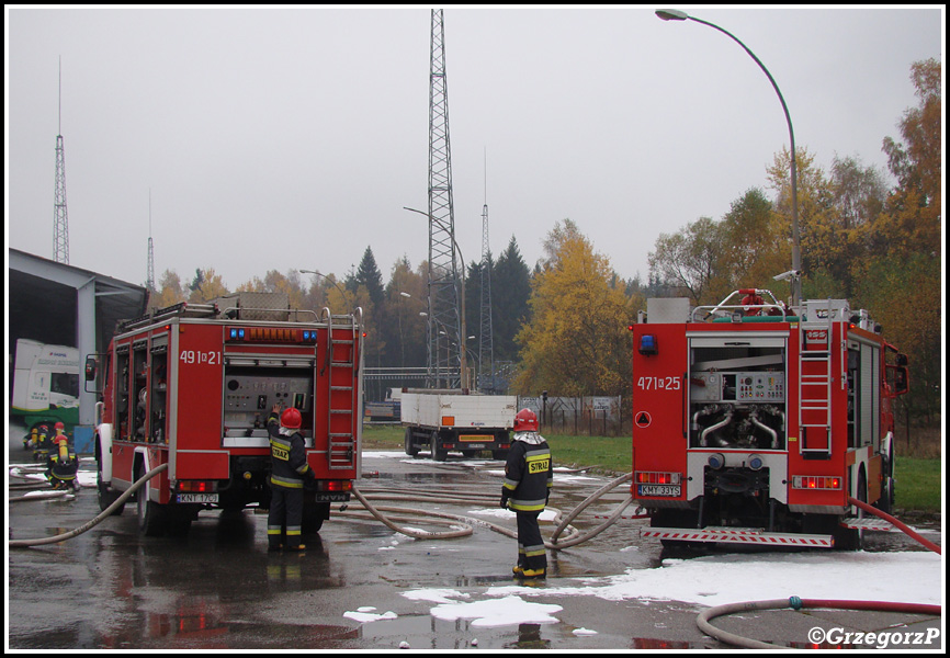 23.10.2012 - Nowy Targ, ul. SkÅ‚adowa - WojewÃ³dzkie manewry w zakÅ‚adzie GASPOL