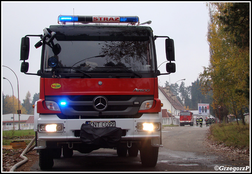 23.10.2012 - Nowy Targ, ul. Składowa - Wojewódzkie manewry w zakładzie GASPOL