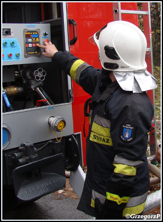 23.10.2012 - Nowy Targ, ul. SkÅ‚adowa - WojewÃ³dzkie manewry w zakÅ‚adzie GASPOL