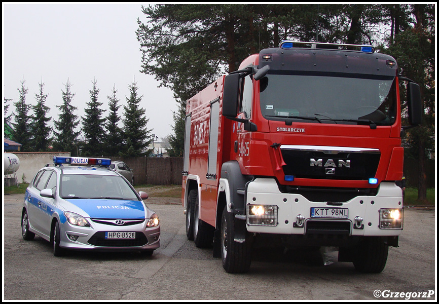 23.10.2012 - Nowy Targ, ul. Składowa - Wojewódzkie manewry w zakładzie GASPOL