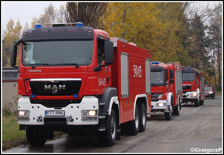 23.10.2012 - Nowy Targ, ul. Składowa - Wojewódzkie manewry w zakładzie GASPOL