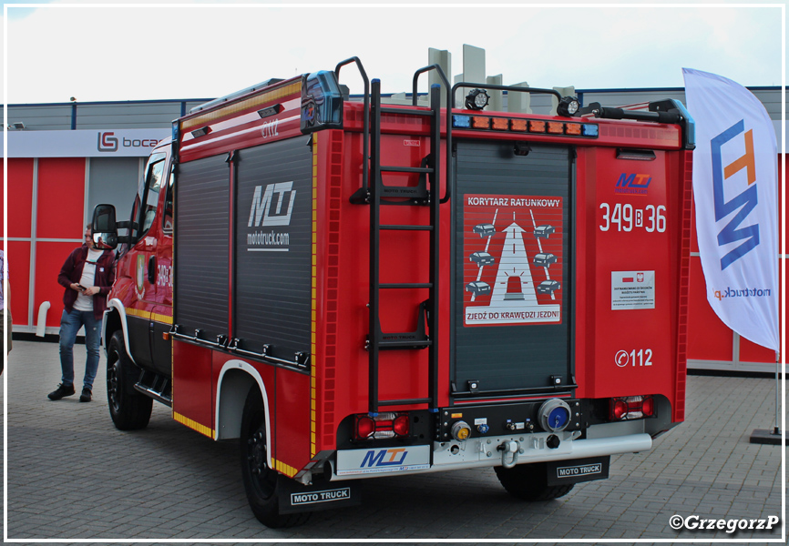 349[B]36 - SLRt Iveco Daily 70-180/Moto Truck - OSP Nowa WieÅ›