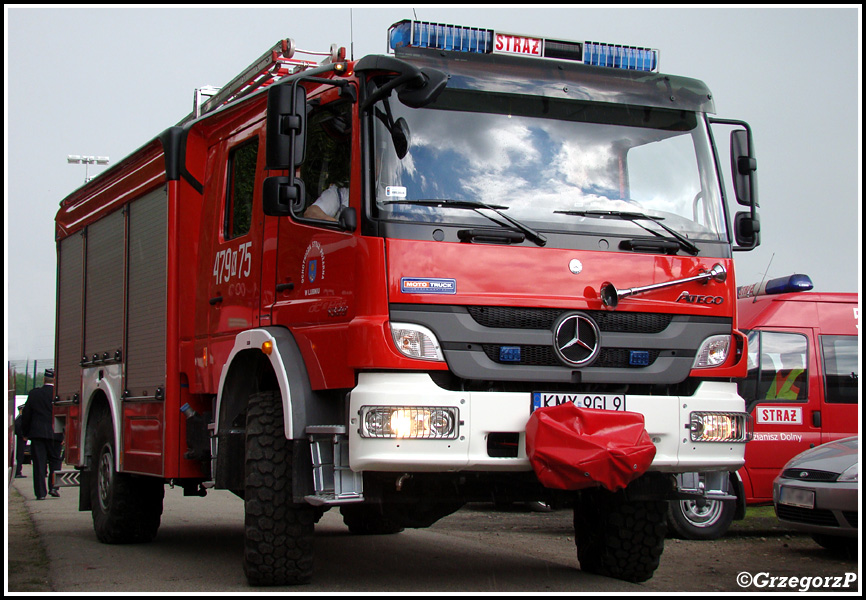 479[K]75 - GBA 2,5/26 Mercedes Benz Atego 1329/Moto Truck - OSP LubieÅ„