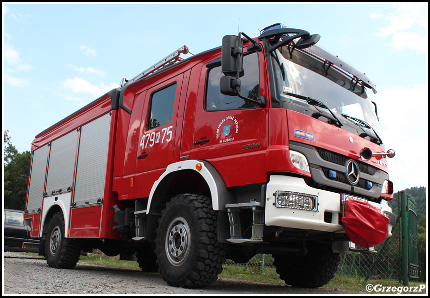 479[K]75 - GBA 2,5/26 Mercedes Benz Atego 1329/Moto Truck - OSP LubieÅ„