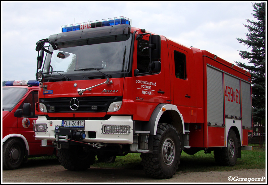 459[K]61 - GBA 2,5/24 Mercedes Benz Atego 1329/Moto Truck - OSP MÄ™cina