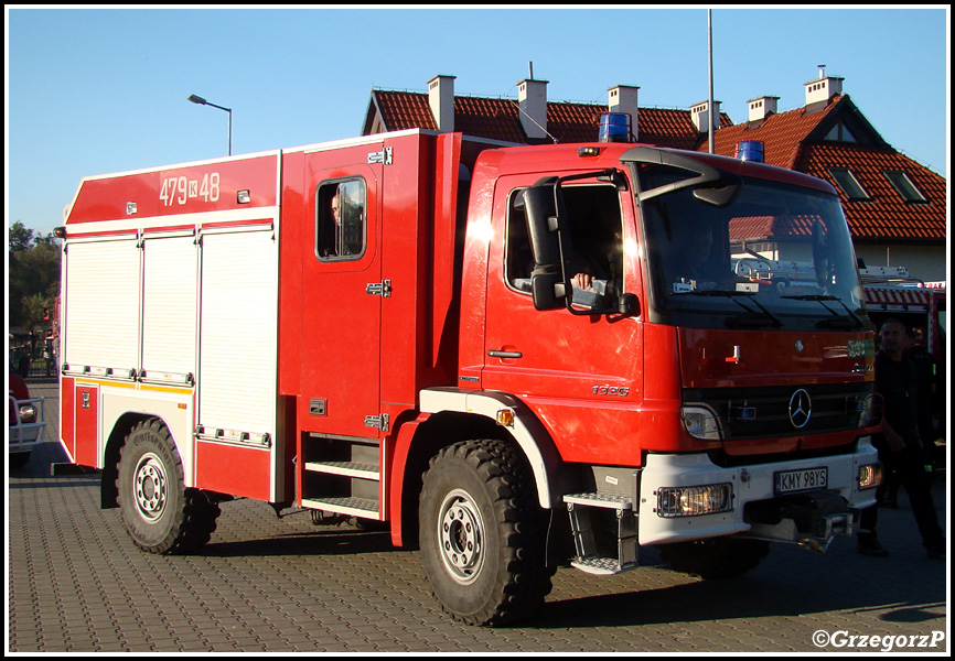479[K]48 - GBA 2/24 Mercedes Benz Atego 1326/SzczÄ™Å›niak - OSP MyÅ›lenice- ÅšrÃ³dmieÅ›cie