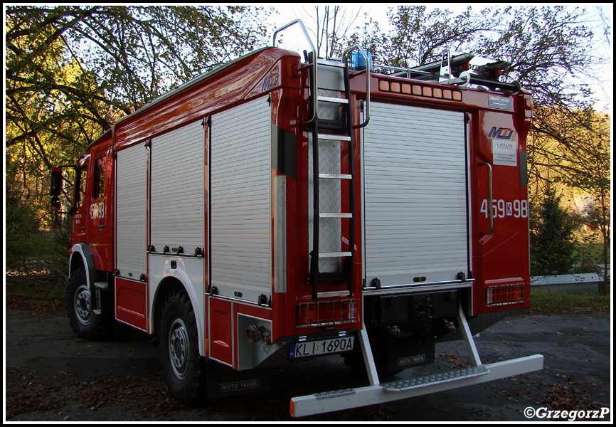 459[K]98 - GBA 2,5/26 Mercedes Benz Atego 1329/Moto Truck - OSP NiedÅºwiedÅº