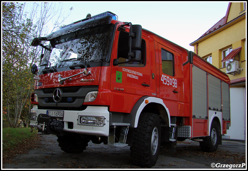 459[K]98 - GBA 2,5/26 Mercedes Benz Atego 1329/Moto Truck - OSP NiedÅºwiedÅº