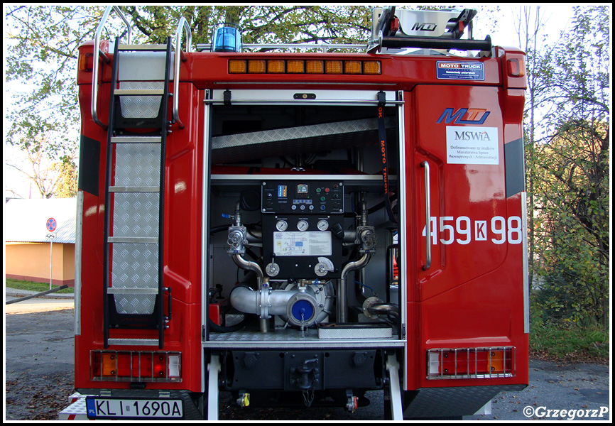 459[K]98 - GBA 2,5/26 Mercedes Benz Atego 1329/Moto Truck - OSP NiedÅºwiedÅº