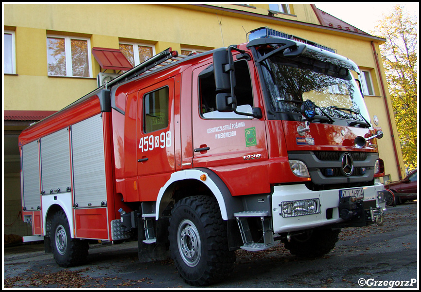 459[K]98 - GBA 2,5/26 Mercedes Benz Atego 1329/Moto Truck - OSP NiedÅºwiedÅº