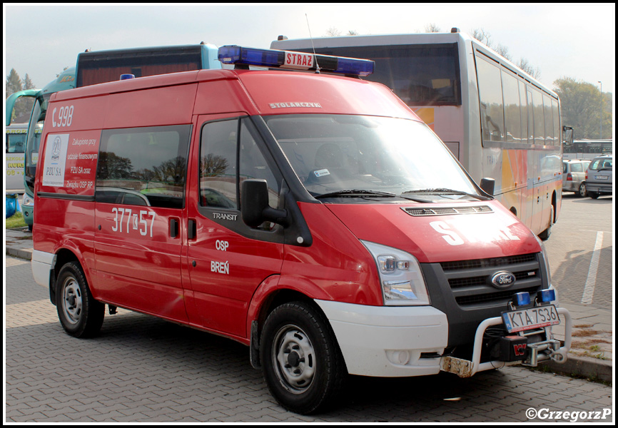 377[K]57 - GLM Ford Transit 100 T350/Stolarczyk - OSP BreÅ„