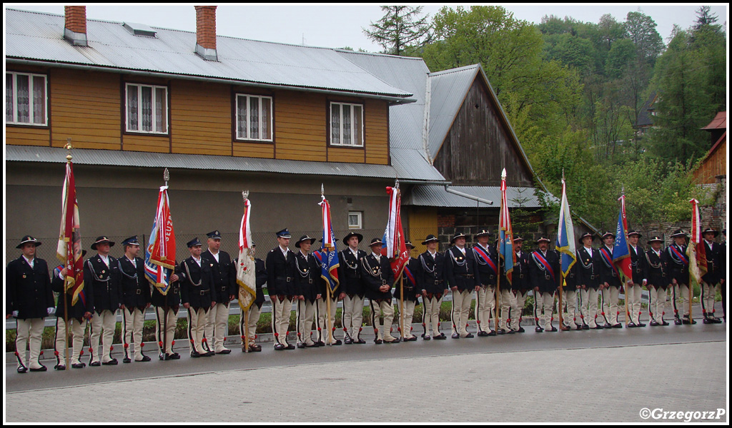 12.05.2013 - BiaÅ‚y Dunajec - Obchody 110- lecia OSP oraz przekazanie wozu bojowego