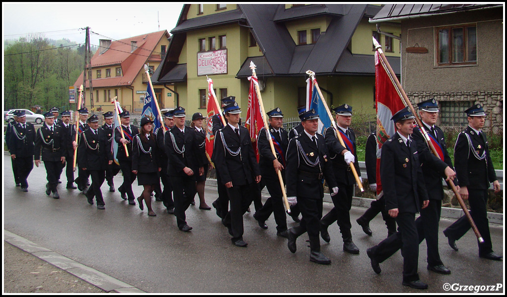 12.05.2013 - BiaÅ‚y Dunajec - Obchody 110- lecia OSP oraz przekazanie wozu bojowego