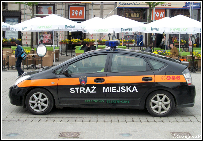 Toyota Prius - StraÅ¼ Miejska KrakÃ³w