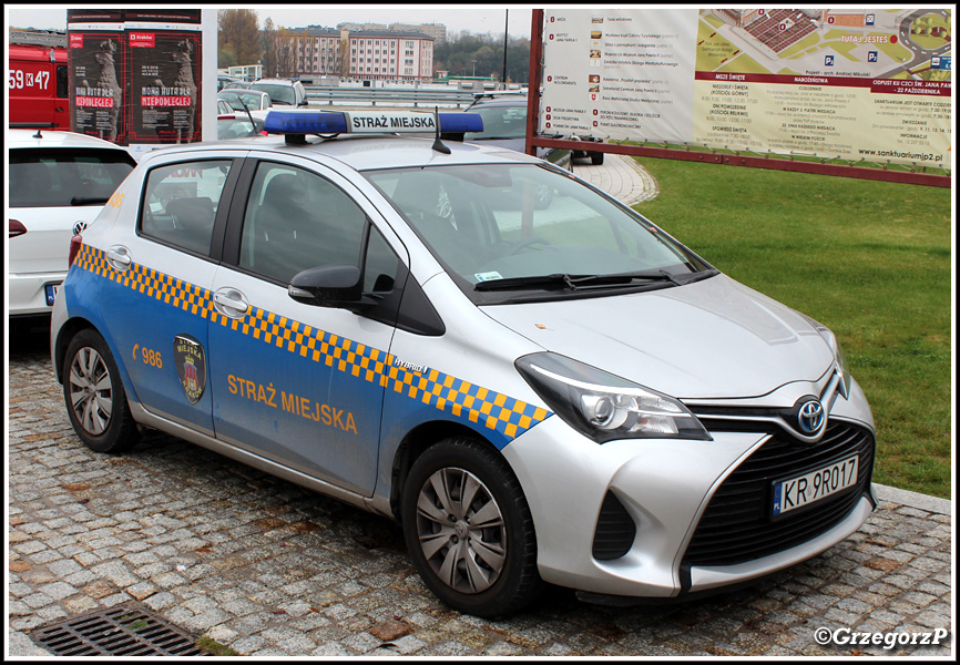 436 - Toyota Yaris Hybrid - StraÅ¼ Miejska KrakÃ³w