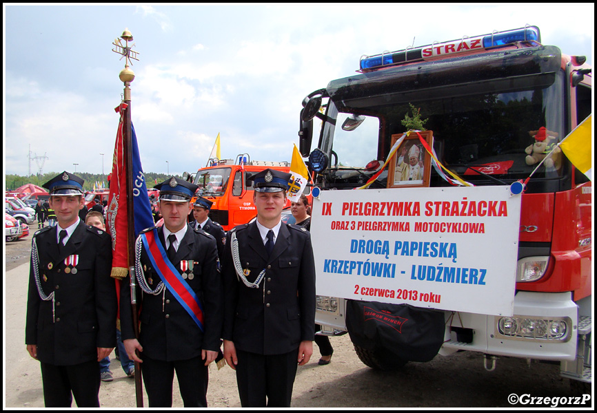 2.06.2013 - IX Samochodowa Pielgrzymka StraÅ¼akÃ³w z KrzeptÃ³wek do LudÅºmierza
