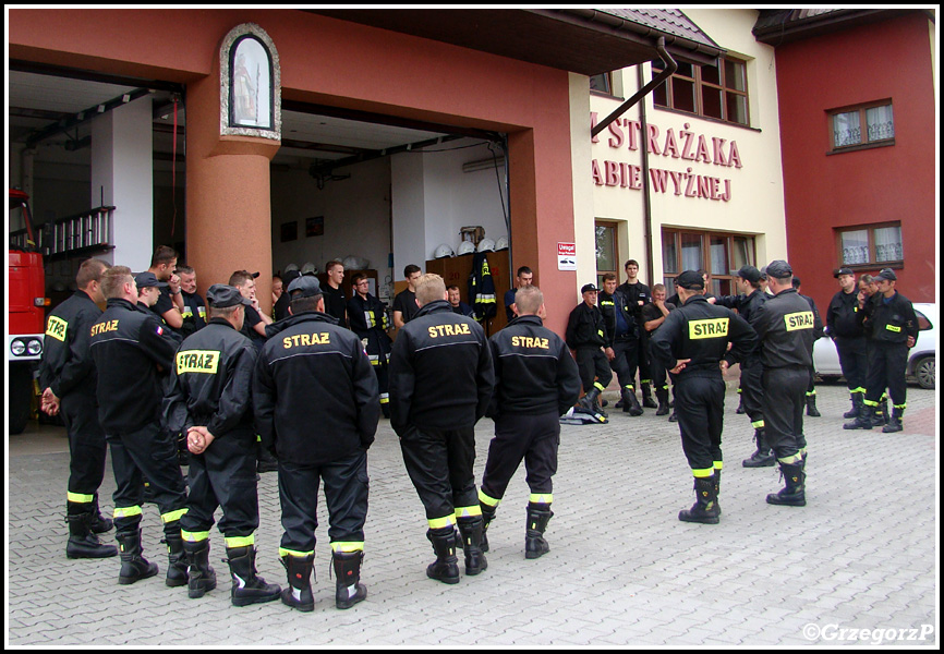 14.07.2013 - Raba WyÅ¼na, remiza - Manewry KSRG