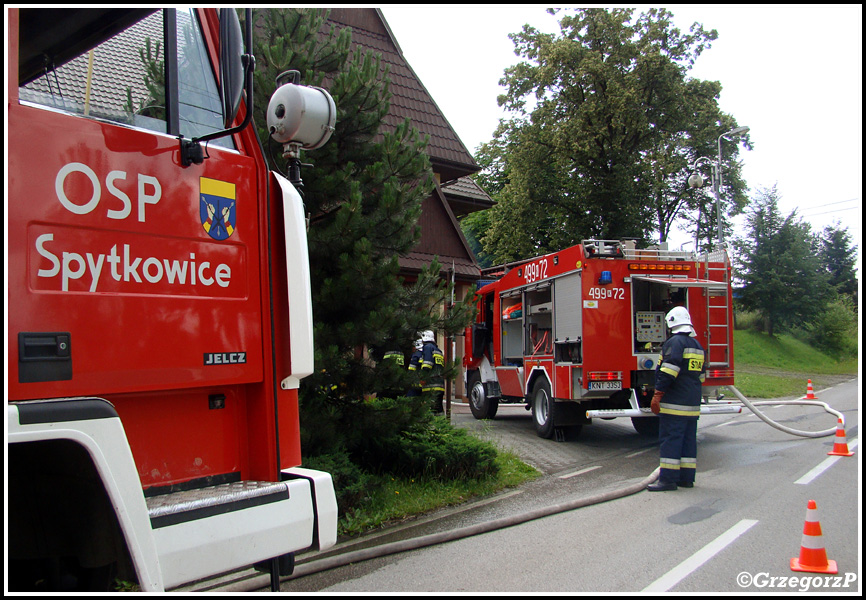 14.07.2013 - Raba WyÅ¼na, remiza - Manewry KSRG