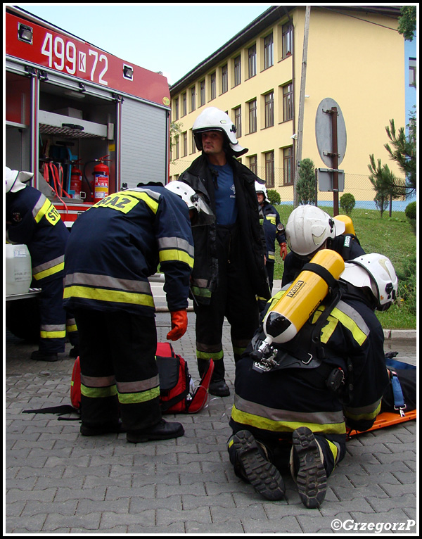 14.07.2013 - Raba WyÅ¼na, remiza - Manewry KSRG