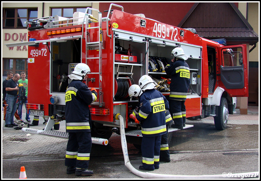 14.07.2013 - Raba WyÅ¼na, remiza - Manewry KSRG