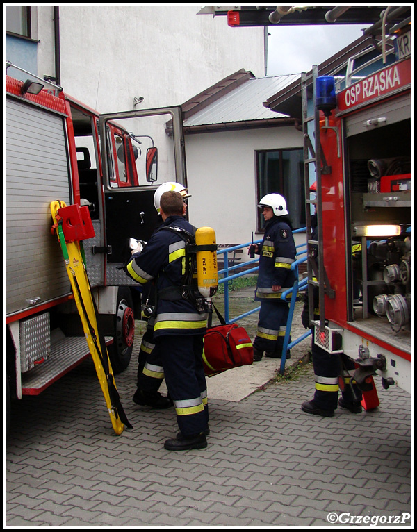 19.09.2013 - Rząska, Zespół Szkół - Manewry OSP