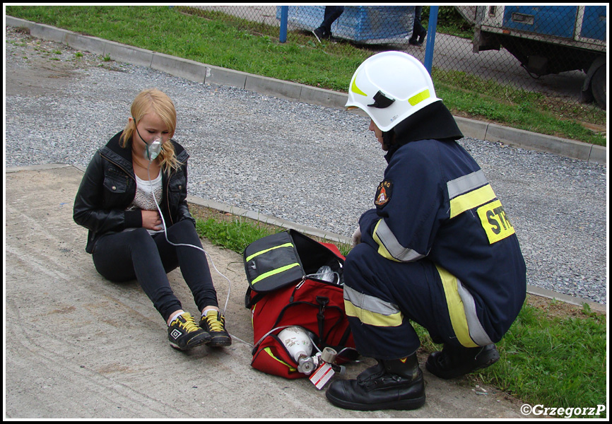 19.09.2013 - Rząska, Zespół Szkół - Manewry OSP