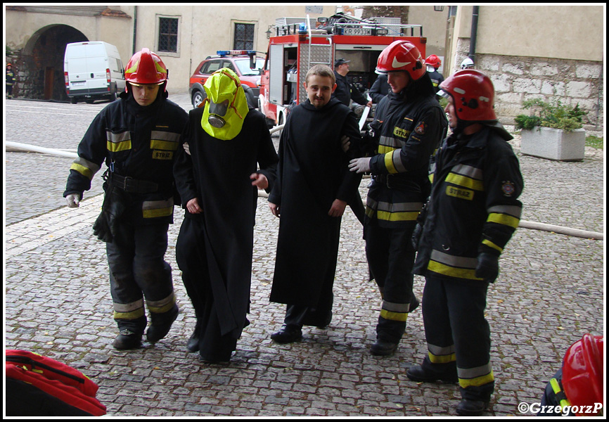 26.09.2013 - KrakÃ³w, Opactwo BenedyktynÃ³w w TyÅ„cu - Manewry taktyczno- bojowe