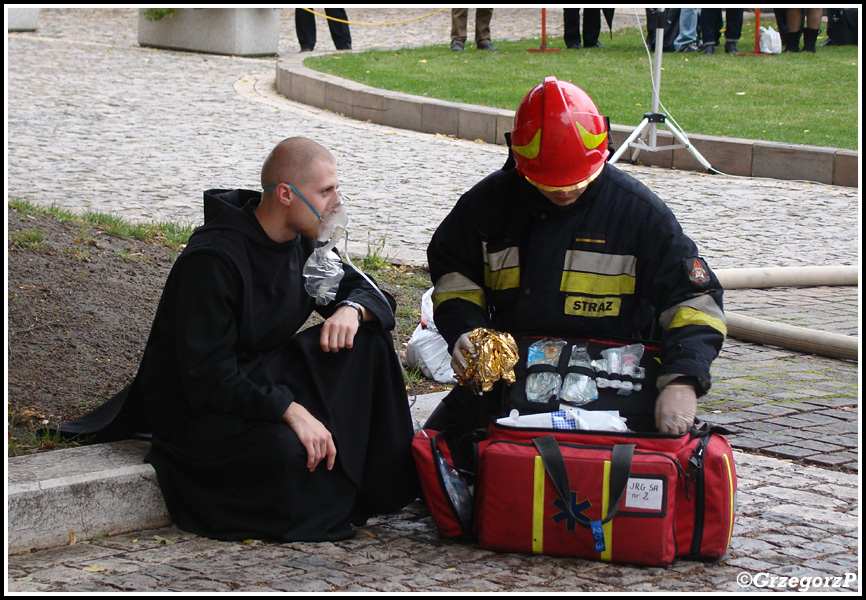 26.09.2013 - Kraków, Opactwo Benedyktynów w Tyńcu - Manewry taktyczno- bojowe