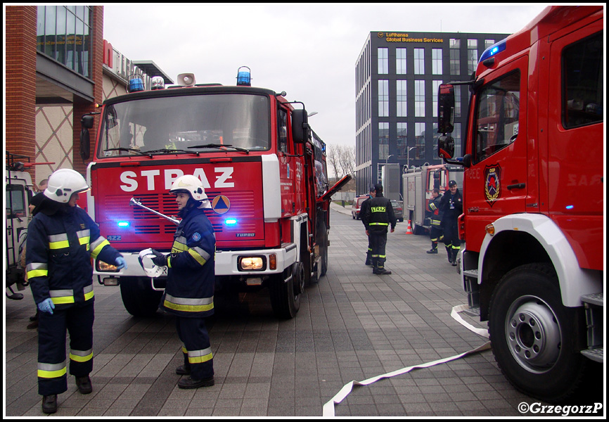 12.01.2014 - KrakÃ³w, Bonarka - Pokaz ratownictwa technicznego podczas I MZOSP i WOÅšP