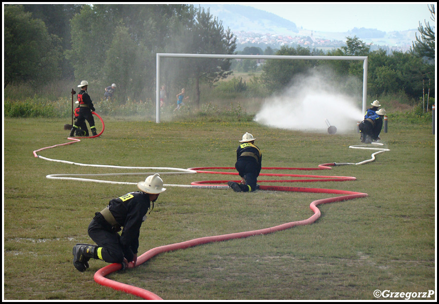 6.07.2014 - Harklowa - Gminne zawody sportowo- poÅ¼arnicze