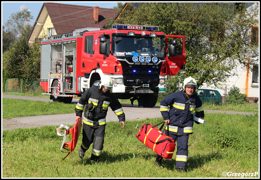 17.09.2014 - Jordanów/Bystra - Powiatowe manewry KSRG ''BESKIDY 2014''