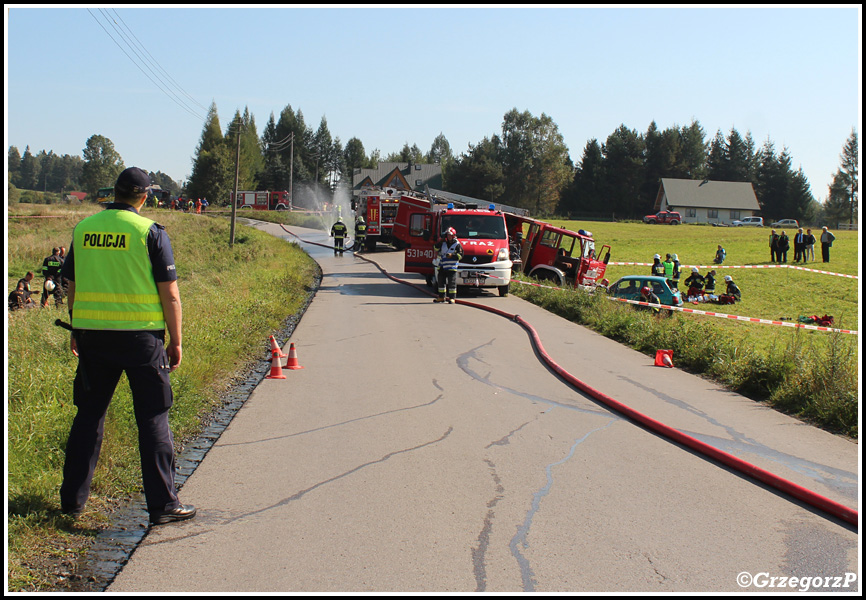 17.09.2014 - JordanÃ³w/Bystra - Powiatowe manewry KSRG ''BESKIDY 2014''