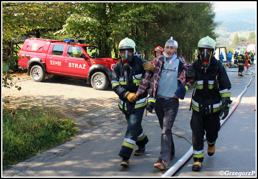 17.09.2014 - JordanÃ³w/Bystra - Powiatowe manewry KSRG ''BESKIDY 2014''