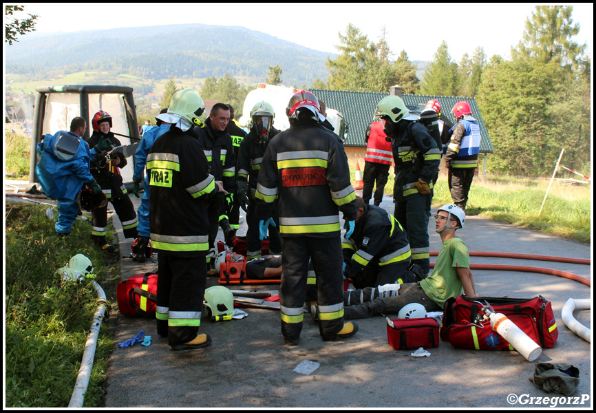 17.09.2014 - JordanÃ³w/Bystra - Powiatowe manewry KSRG ''BESKIDY 2014''