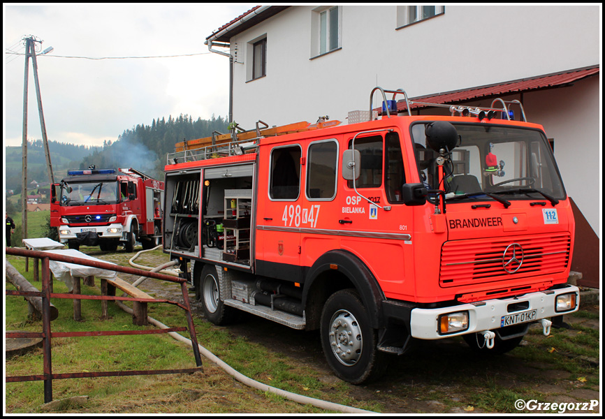 21.09.2014 - Bielanka - Gminne manewry taktyczno- bojowe OSP