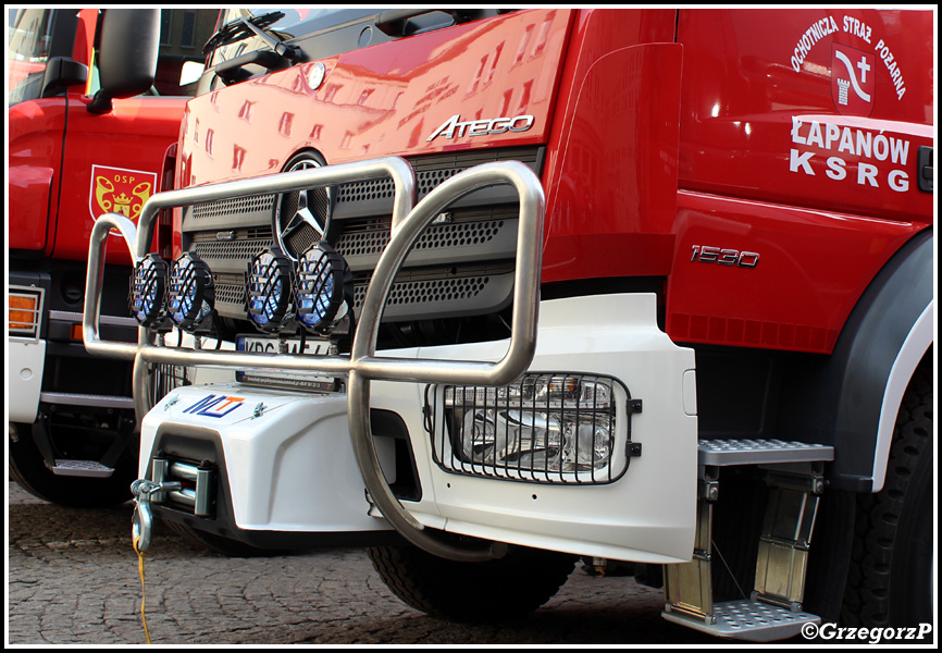 409[K]65 - GBA 3/30 Mercedes Benz Atego 1530/Moto Truck - OSP ÅapanÃ³w