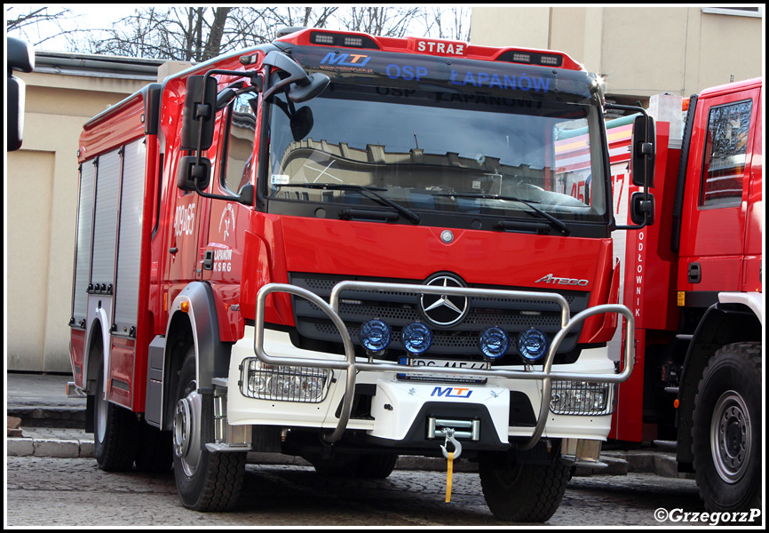 409[K]65 - GBA 3/30 Mercedes Benz Atego 1530/Moto Truck - OSP ÅapanÃ³w