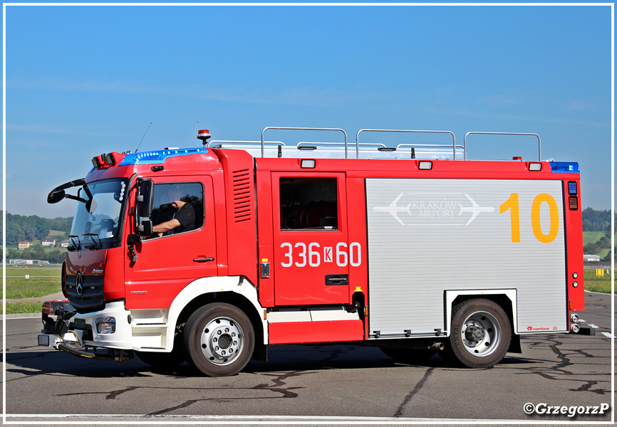 336[K]60 - 10 - GBA 2/20 Mercedes Benz Atego 1530/Rosenbauer - LSRG Kraków- Balice