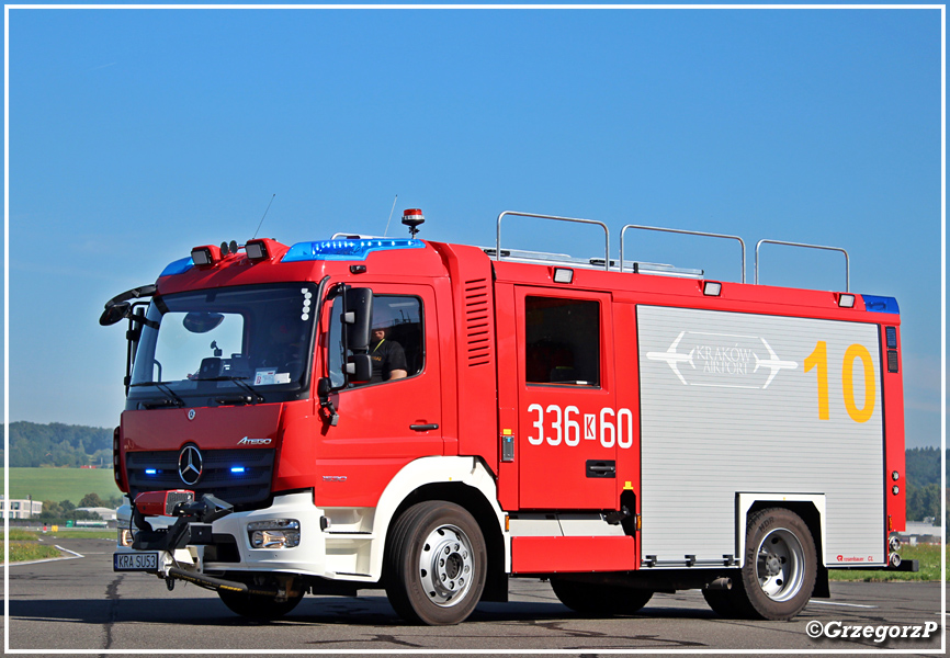 336[K]60 - 10 - GBA 2/20 Mercedes Benz Atego 1530/Rosenbauer - LSRG Kraków- Balice