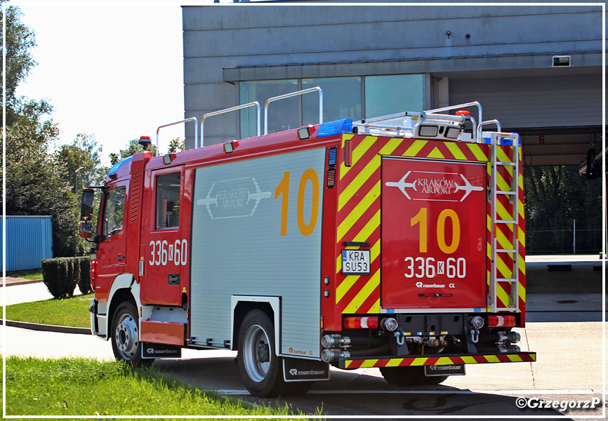 336[K]60 - 10 - GBA 2/20 Mercedes Benz Atego 1530/Rosenbauer - LSRG Kraków- Balice