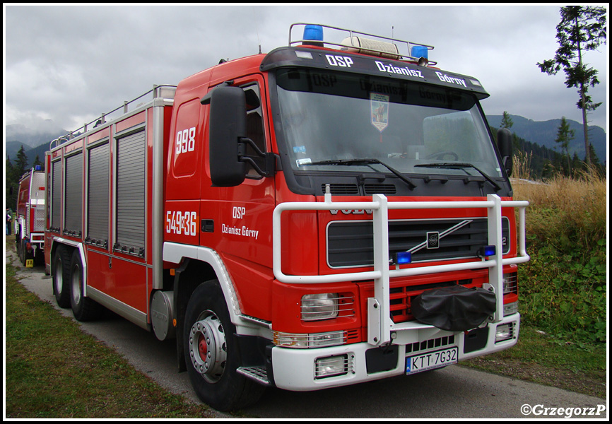 549[K]36 - GCBA 8/40 Volvo FM12/SzczÄ™Å›niak - OSP Dzianisz GÃ³rny*