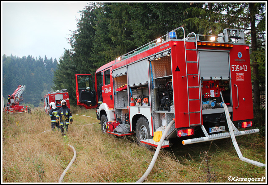 9.10.2015 - Zawoja, DW ''Górnik'' - Ćwiczenia ''UCHODŹCA 2015''