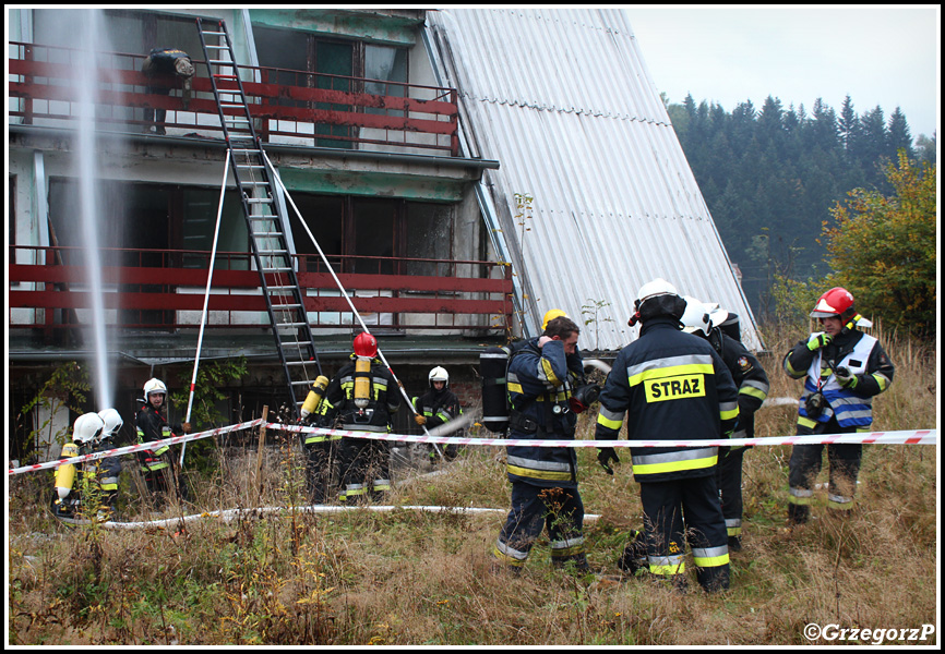 9.10.2015 - Zawoja, DW ''Górnik'' - Ćwiczenia ''UCHODŹCA 2015''