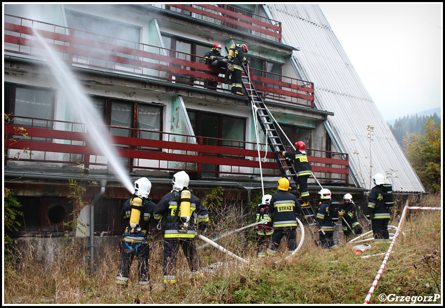 9.10.2015 - Zawoja, DW ''Górnik'' - Ćwiczenia ''UCHODŹCA 2015''