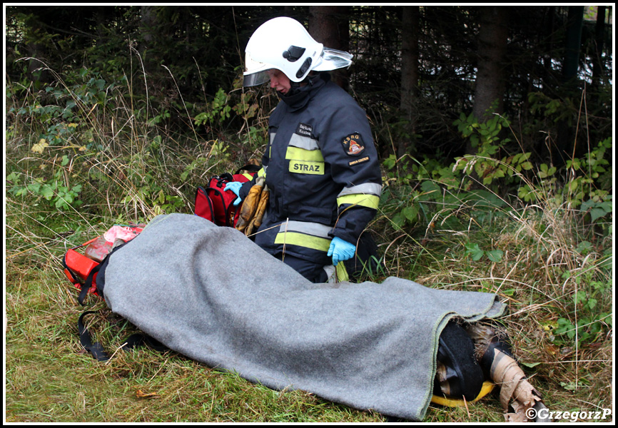 9.10.2015 - Zawoja, DW ''Górnik'' - Ćwiczenia ''UCHODŹCA 2015''