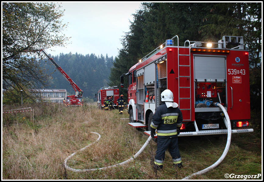 9.10.2015 - Zawoja, DW ''GÃ³rnik'' - Ä†wiczenia ''UCHODÅ¹CA 2015''