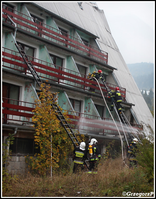 9.10.2015 - Zawoja, DW ''Górnik'' - Ćwiczenia ''UCHODŹCA 2015''