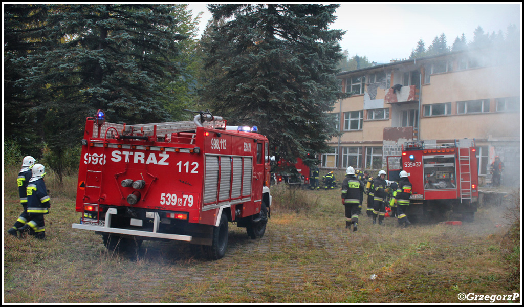 9.10.2015 - Zawoja, DW ''Górnik'' - Ćwiczenia ''UCHODŹCA 2015''